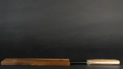 Caminada Schinkenmesser mit Holzscheide