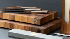 Caminada Schinkenmesser mit Holzscheide
