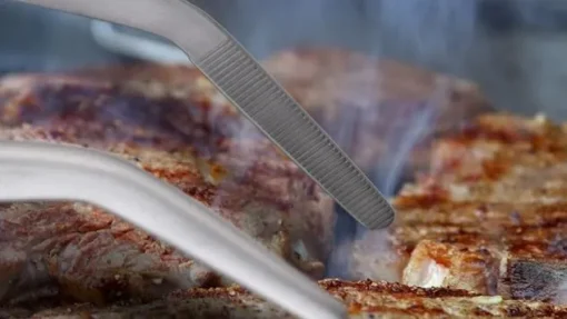 Grillpinzette gekröpft