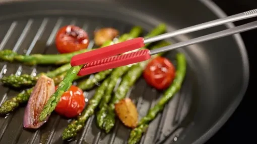 Grillpinzette mit Schutz