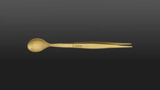 Probierlöffel goldfarben