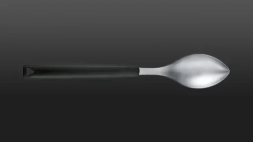Quenelle Löffel triangle