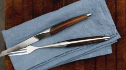 Schweizer Steakbesteck Walnuss