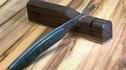Taschenmesser Volldamast goldfarbig