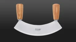 Wiegemesser mit Holzgriff
